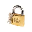 Original Tri Circle Padlock - Gold - 2