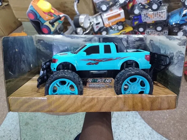 RC Big Beast Racing Car Toy - Teal Blue - 1