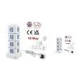 Universal Power Extension Cord with 12 Outlets & 2 USB Ports - 1