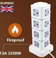 Universal Power Extension Cord with 12 Outlets & 2 USB Ports - 2