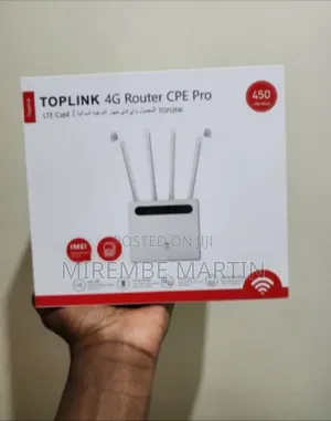 Toplink 4G LTE CPE Pro WiFi Router (Cat4, 150 Mbps, 20 Devices)
