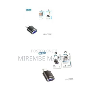 Go Des Type-C to USB-A OTG Adapter with LED Light