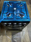 Spark 50x50cm Freestanding Gas Cooker | 4 Burner Stove with Oven - 1