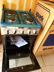 SPJ 50x50cm Gas Cooker - 3 Burners + 1 Electric Hotplate with Oven - 2