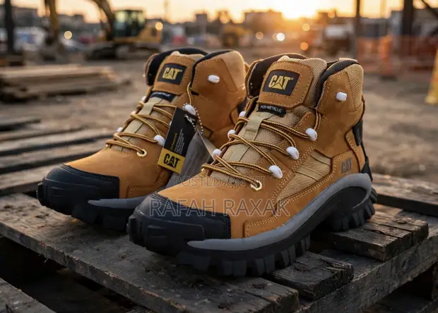 Classic Caterpillar Invader Mid-Cut Safety Work Boots - 1