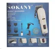 Sokany Rechargeable Hair Clipper SK-9909 - 1