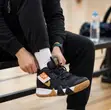 Original Nike Kyrie 4 Basketball Sneakers - Black/Metallic Gold - 1