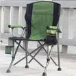 Steel Frame Camping Chair with Storage Pocket - 3