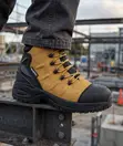 Men's Classic Honey Rust Waterproof Steel Toe Safety Shoes - 2