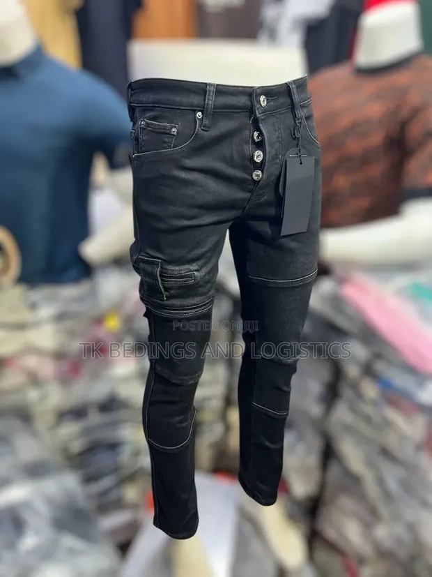 Multi Pocket Slim Variant Jeans - 1
