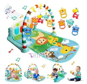 Interactive Baby Gym Play Mat with Piano