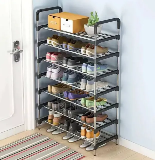 Simple Sturdy 7-Tier Foldable Shoe Rack - 1