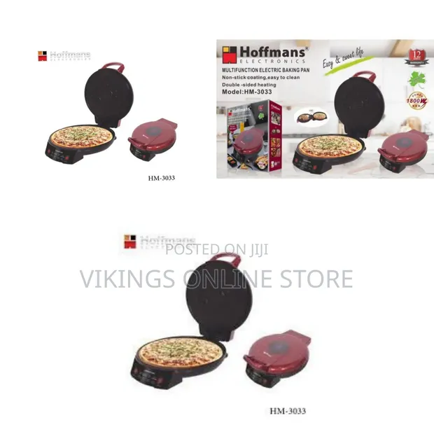 Hoffmans Electric Baking Pan Pizza Oven - 1