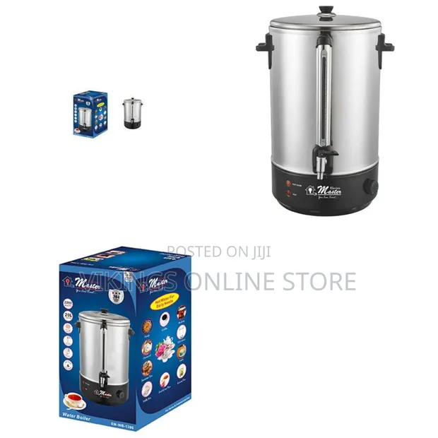Electro Master 40L 2800W Water Boiler - Stainless Steel - 1