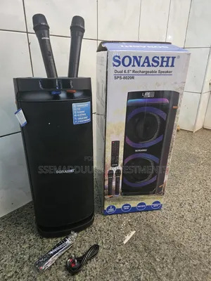 Sonashi SPS-8020r Rechargeable Bluetooth Speaker with 2 Microphones