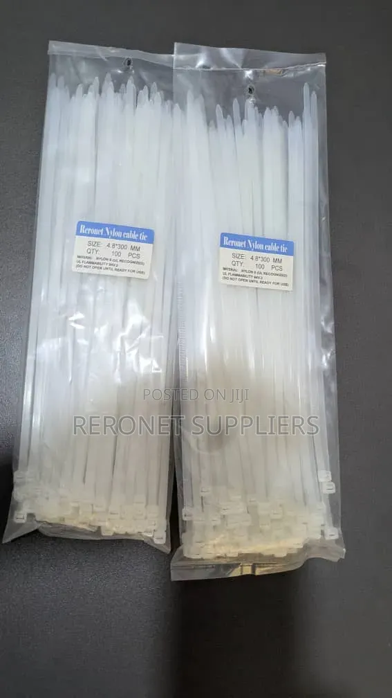 Reronet Nylon Cable Ties 4.8x300mm - 1