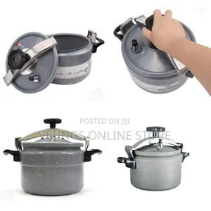 HTH 6L Granite Pressure Cooker Saucepan - Grey