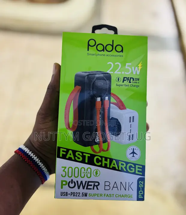 Pada Power Bank PD-92 30000mAh - 1