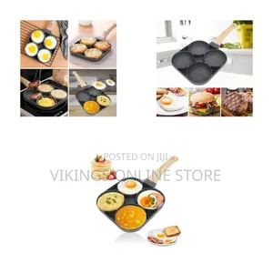 Temperature Sensitive 4-Hole Non-Stick Hamburger Pan
