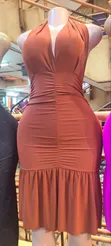 Stretching Body Hugging Dress - Fits All Sizes - 1