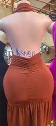 Stretching Body Hugging Dress - Fits All Sizes - 2