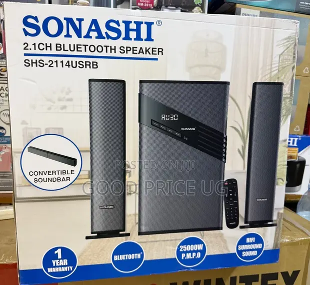 Sonashi SHS-2114USRB 2.1 Channel Bluetooth Speaker - 1
