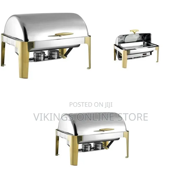 11 Litre Single Stainless Steel Chafing Dish Set - 1