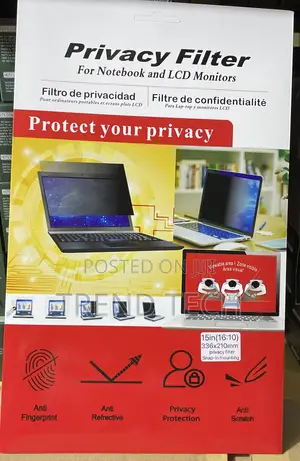 15-inch Privacy Filter for Notebooks and LCD Monitors (16:10)