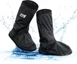 Waterproof Washable Shoe Covers - Black - 4