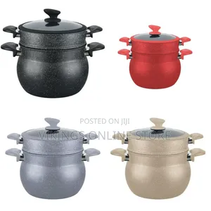 8L Aluminum Moroccan Style Steamer (2 Tiers)