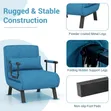 4-in-1 Convertible Sleeper Chair and Bed - 2