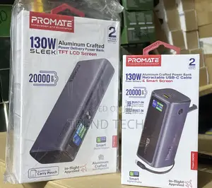 Promate 130W 20,000mAh Power Bank