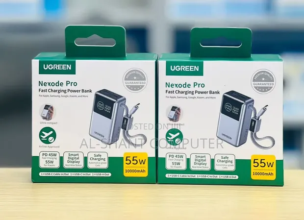 Ugreen Nexode Pro 55W Fast Charging Power Bank 10000mAh - 1