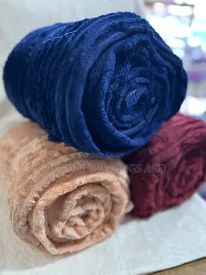 Smooth Throw Blankets - Navy Blue