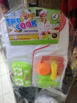The Cook Kids Role-Playing Chef Costume and Kitchen Toy Set