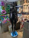 BBL-Style Full Body Female Mannequin - Glossy Black - 2