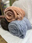 Smooth Throw Blanket - Brown - 2