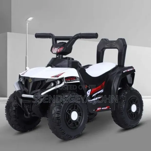 Blue Electric Ride-on ATV Toy Quad Bike - 1