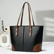 Classic PU Leather Tote Bag - 3