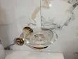 Gold-Finished Wall-Mounted Toilet Brush with Frosted Glass Holder - 2