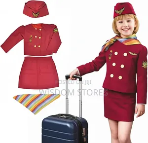 Air Hostess Dress Up Costume for Kids