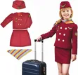Air Hostess Dress Up Costume for Kids - 1