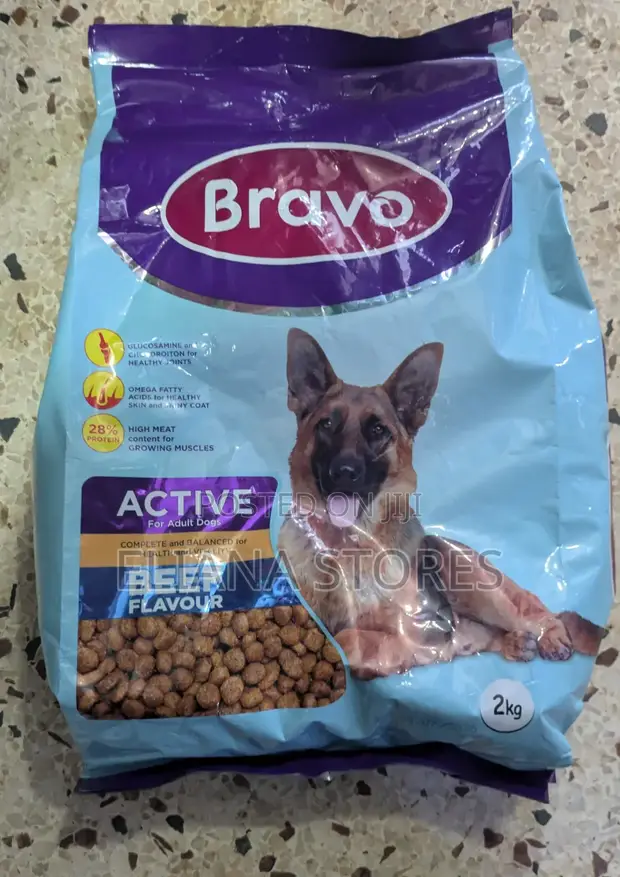 Bravo Active Beef Flavour Dog Food 2kg - 1