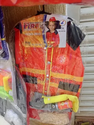 Children's Firefighter Dress-Up Costume Set