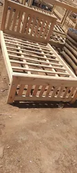 4x6 Bed Frame - Natural Color - 1
