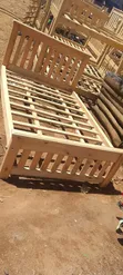 4x6 Bed Frame - Natural Color - 2