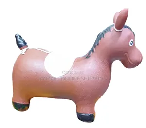 Inflatable Bouncy Rocking Horse - Animal Ride-on Toy