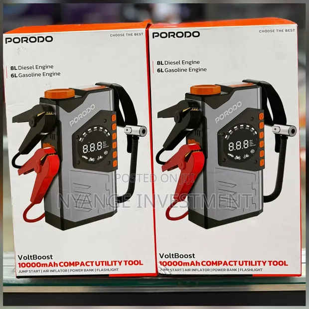 Porodo VoltBoost 10000mAh Car Jump Starter & Power Bank - 1