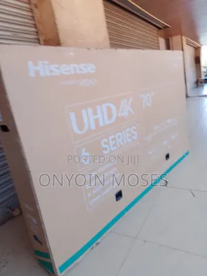 70" UHD Hisense Smart TV with Inbuilt Decoder