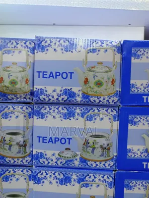 Traditional Porcelain Stovetop Teapot